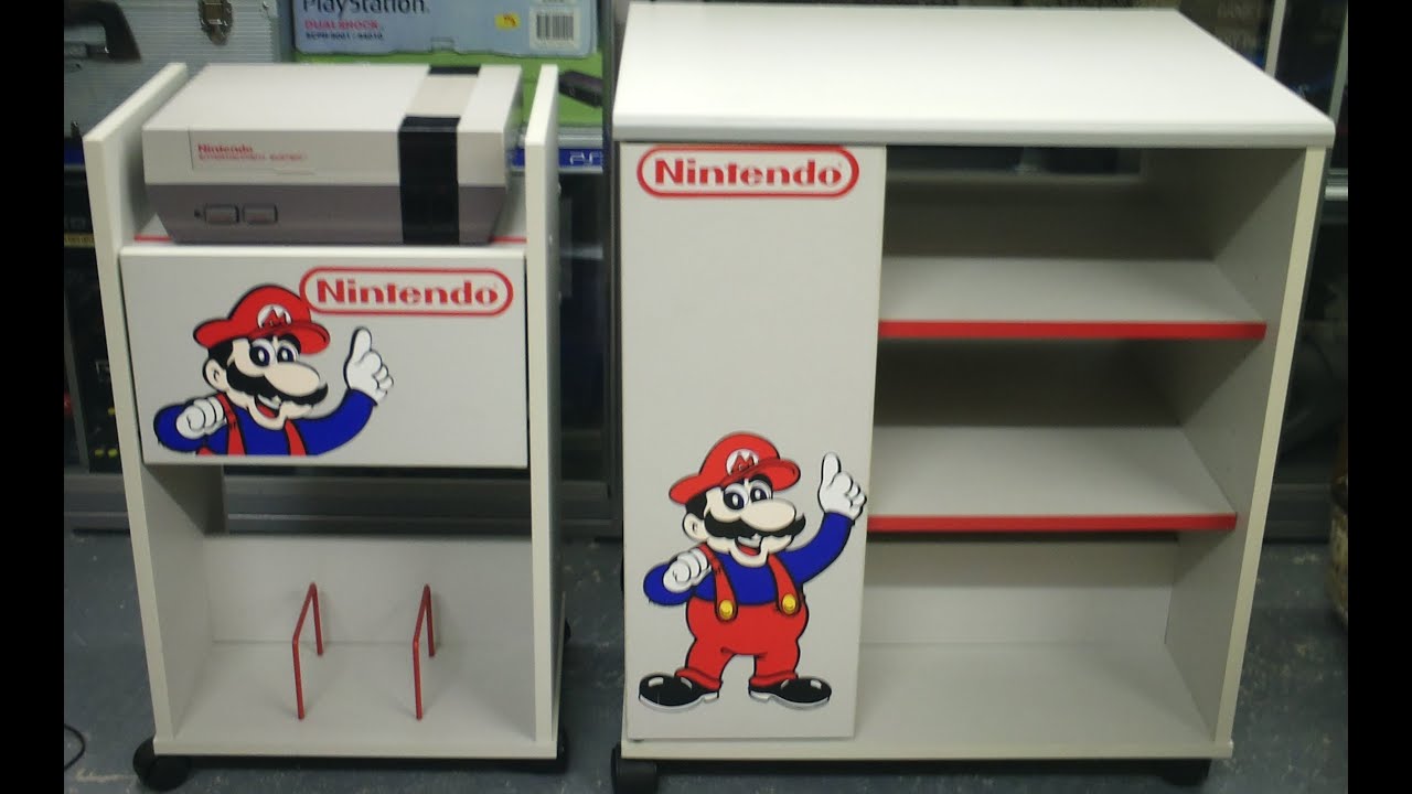 Super Mario Game & Watch Shelf MEGA Wall Mount/desk Stand 